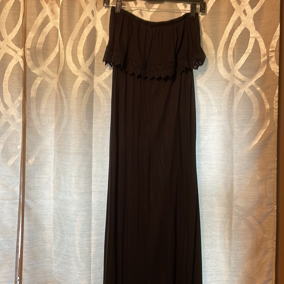 Black strapless dress - Picture 4 of 4